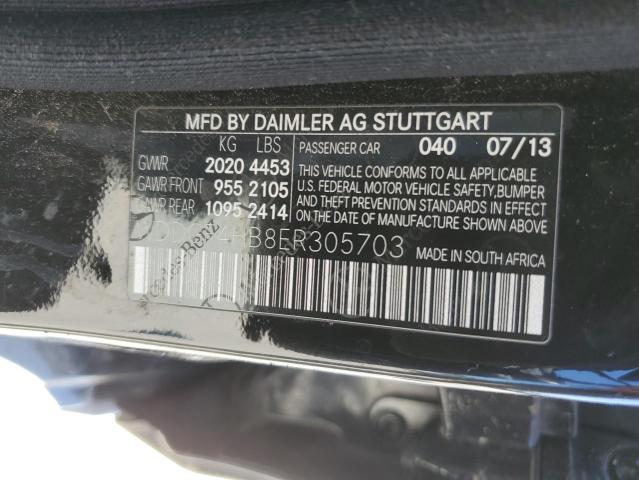 WDDGF4HB8ER305703 Mercedes-Benz C 250