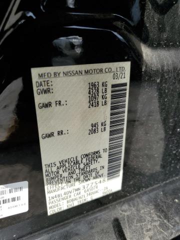 1N4BL4DV7MN377548 Nissan ALTIMA SV
