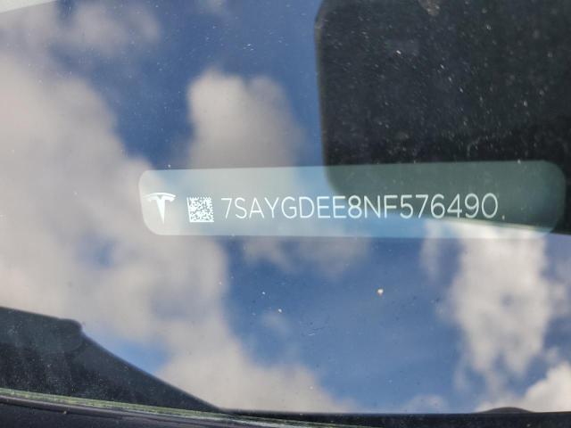 7SAYGDEE8NF576490 Tesla Model Y