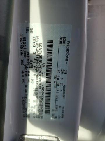 1FMCU9HD6KUA90937 Ford ESCAPE SEL