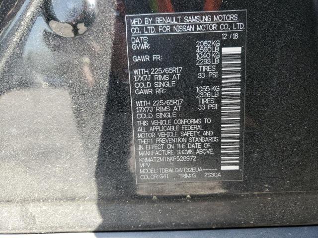 KNMAT2MT6KP528972 Nissan ROGUE S