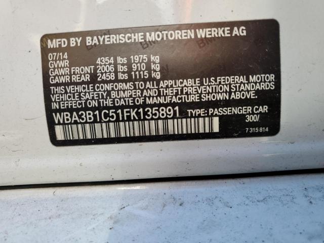 WBA3B1C51FK135891 BMW 320 I