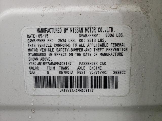 JN1BV7AR4FM409137 Infiniti Q50 BASE