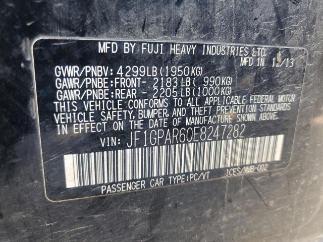 JF1GPAR60E8247282 Subaru 2014