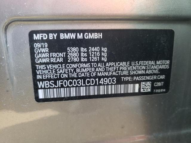 WBSJF0C03LCD14903 BMW M5 BASE