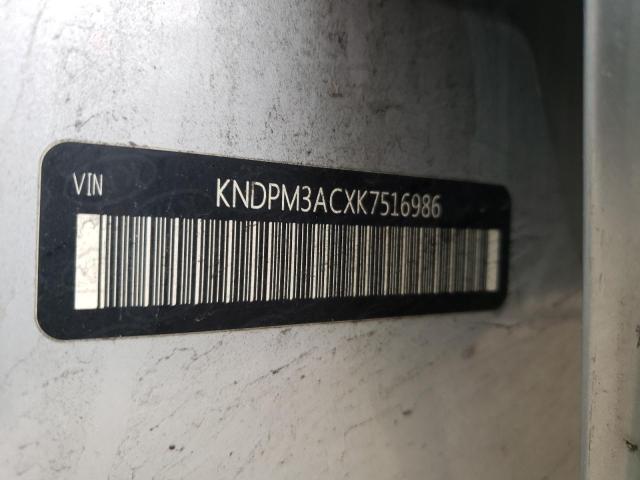 KNDPM3ACXK7516986 KIA Sportage Lx