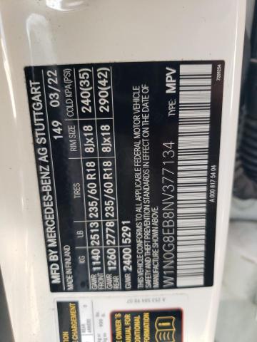 W1N0G8EB8NV377134 Mercedes-Benz Glc 300 4matic