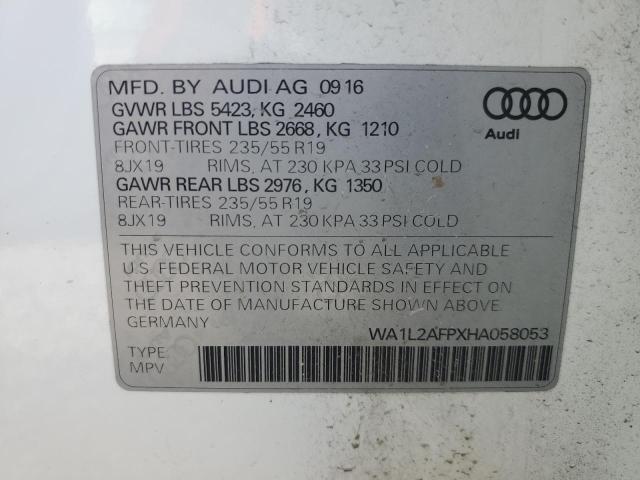 WA1L2AFPXHA058053 Audi Q5 Premium Plus