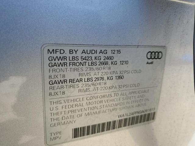 WA1L2AFPXGA091813 Audi Q5 Premium Plus