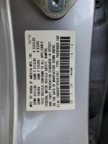 1HGCR2F72FA051457 Honda ACCORD EX