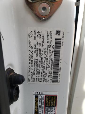 2HKRW1H96HH505876 Honda Cr-v Touring