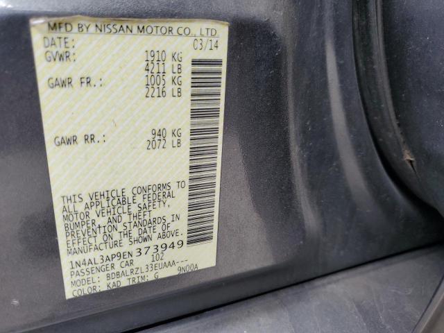 1N4AL3AP9EN373949 Nissan ALTIMA 2.5