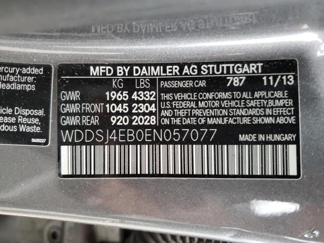 WDDSJ4EB0EN057077 Mercedes-Benz CLA 250