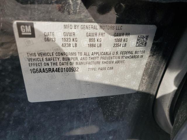 1G6AA5RA4E0100932 Cadillac ATS