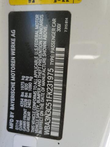 WBA3N3C51FK231975 BMW 428 I