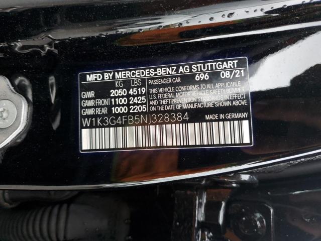W1K3G4FB5NJ328384 Mercedes-Benz A 220 4matic
