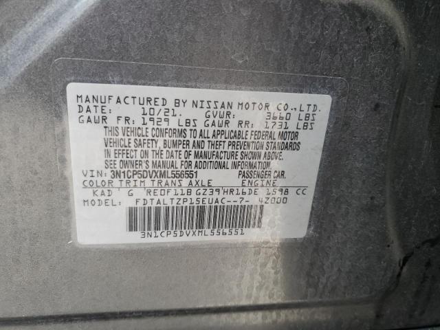 3N1CP5DVXML556551 Nissan KICKS SR