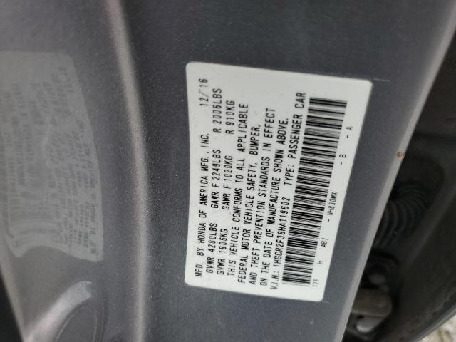 1HGCR2F38HA119602 Honda ACCORD LX