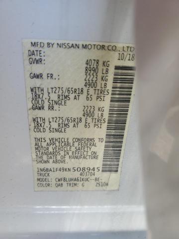 1N6BA1F49KN508945 Nissan Titan Xd Sl