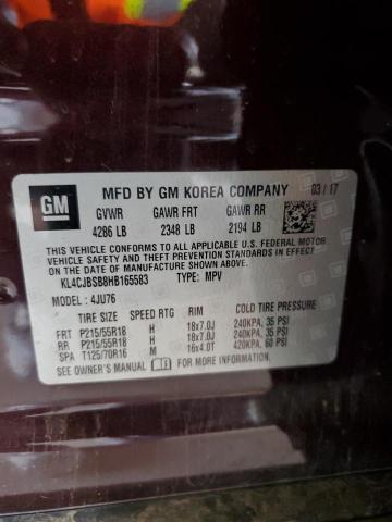 KL4CJBSB8HB165583 Buick Encore Preferred Ii