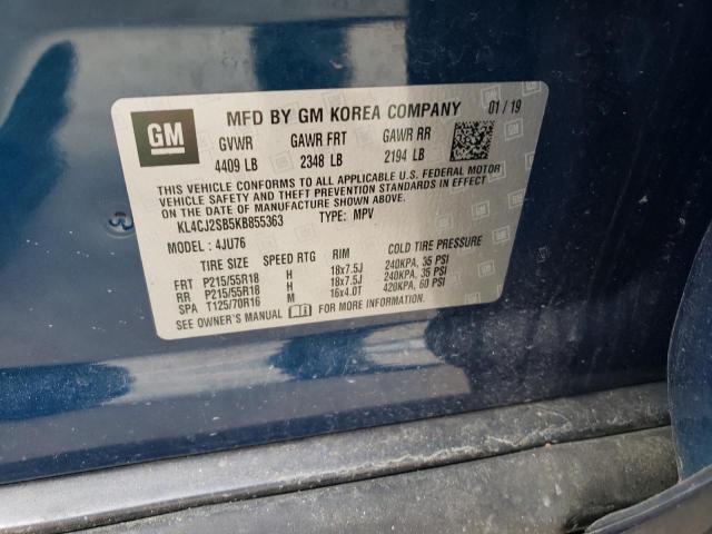 KL4CJ2SB5KB855363 Buick Encore Sport Touring