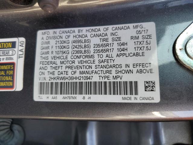 2HKRW6H36HH210947 Honda CR-V LX