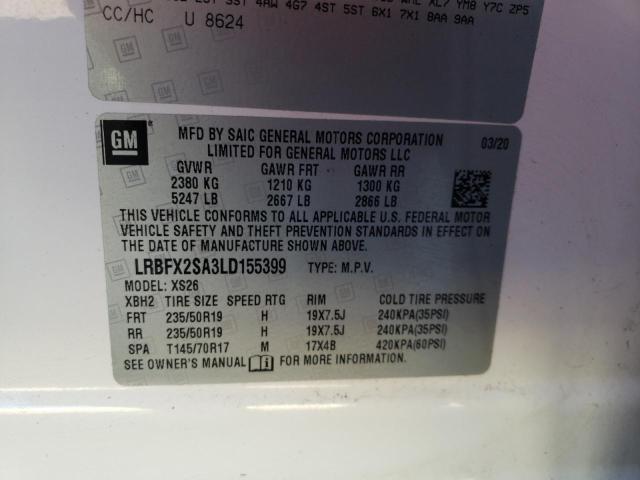 LRBFX2SA3LD155399 Buick Envision Essence