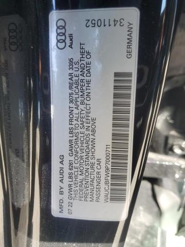 WAUCJBFW9P7000711 Audi E-tron Gt Premium Plus