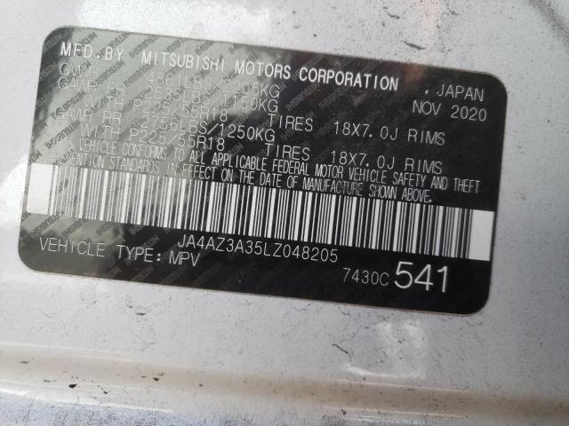 JA4AZ3A35LZ048205 Mitsubishi Outlander Se