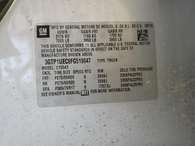 3GTP1UEC8FG519047 GMC Sierra C1500 Sle
