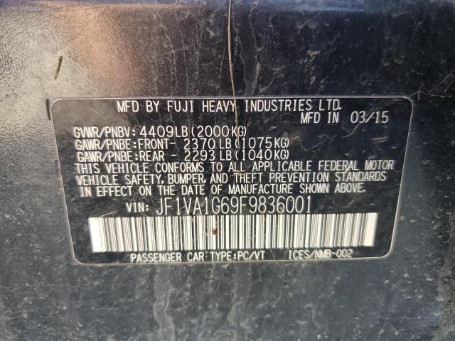 JF1VA1G69F9836001 Subaru Wrx Limited