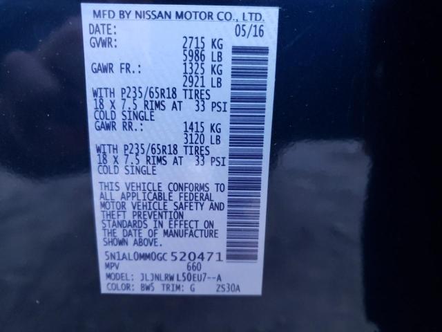 5N1AL0MM0GC520471 Infiniti QX60