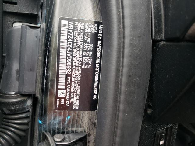 WBY7Z4C54JVD96992 BMW I3 REX