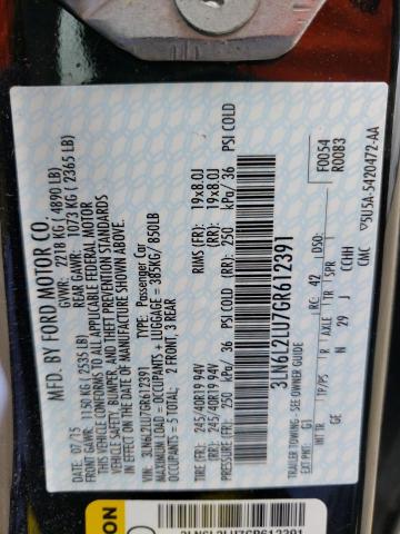 3LN6L2LU7GR612391 Lincoln MKZ HYBRID