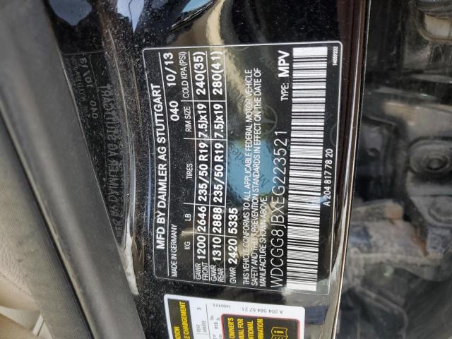 WDCGG8JBXEG223521 Mercedes-Benz Glk 350 4matic