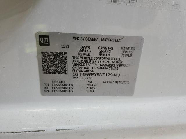 1GT49WEY9NF179443 GMC Sierra K3500 Denali