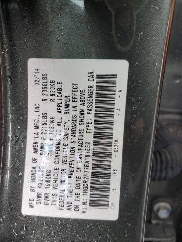 1HGCR2F77EA161659 Honda ACCORD EX