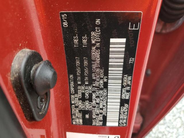 JTEBU5JR9G5278041 Toyota 4runner Sr5/sr5 Premium