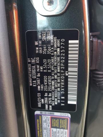 5XYRKDLF3PG225770 KIA SORENTO SX