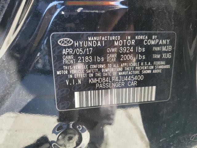 KMHD84LF4JU445400 Hyundai ELANTRA SEL