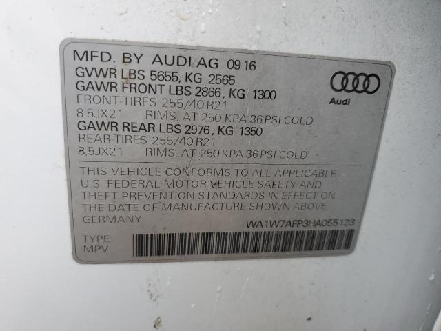 WA1W7AFP3HA055123 Audi Q5 Prestige S-line