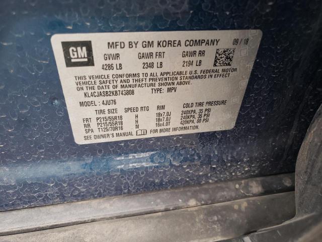 KL4CJASB2KB743808 Buick Encore Preferred