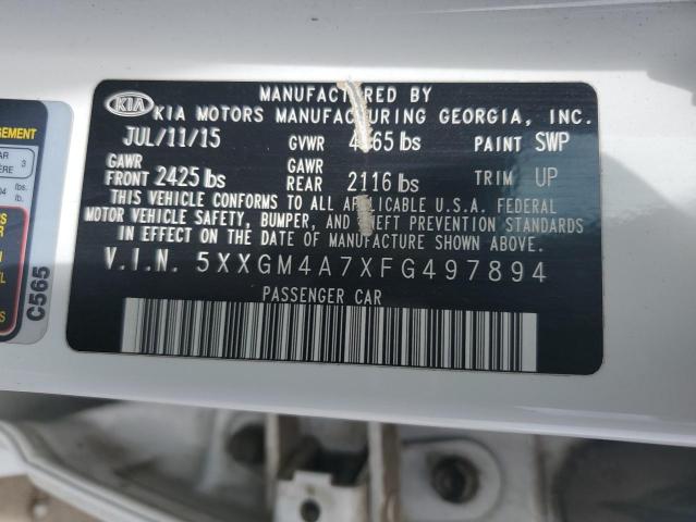 5XXGM4A7XFG497894 KIA Optima Lx