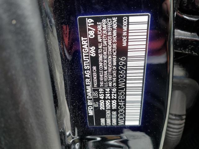 WDD3G4FB5LW036296 Mercedes-Benz A 220 4matic