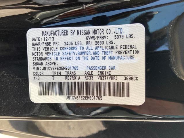 JN1CV6FE2EM901765 Infiniti Q60 Base