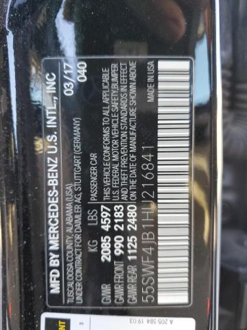 55SWF4JB1HU216841 Mercedes-Benz C 300