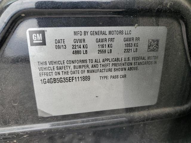 1G4GB5G35EF111889 Buick Lacrosse