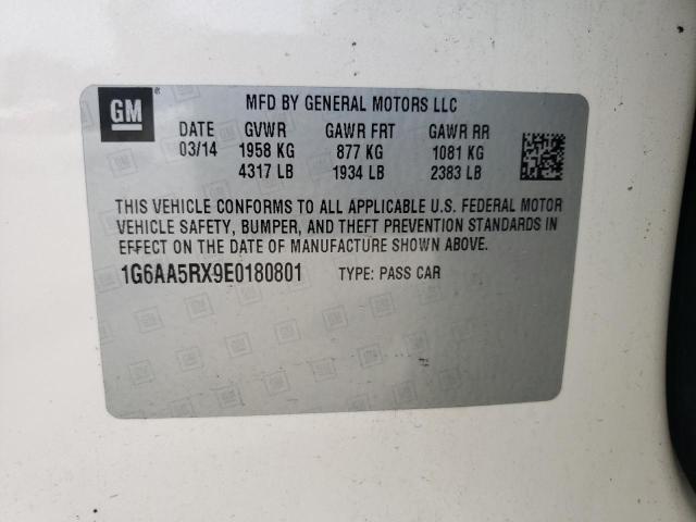 1G6AA5RX9E0180801 Cadillac ATS