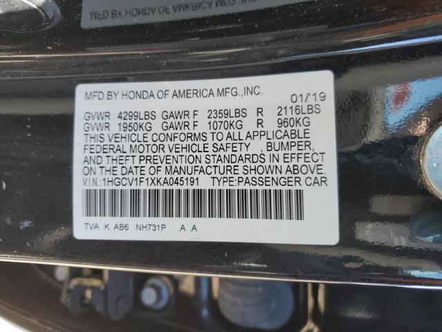 1HGCV1F1XKA045191 Honda ACCORD LX