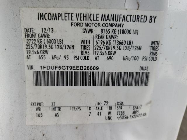 1FDUF5GT9EEB28689 Ford F550 Super Duty